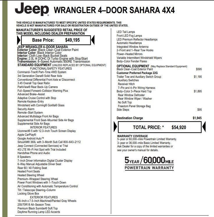 2024 Jeep Wrangler Sahara