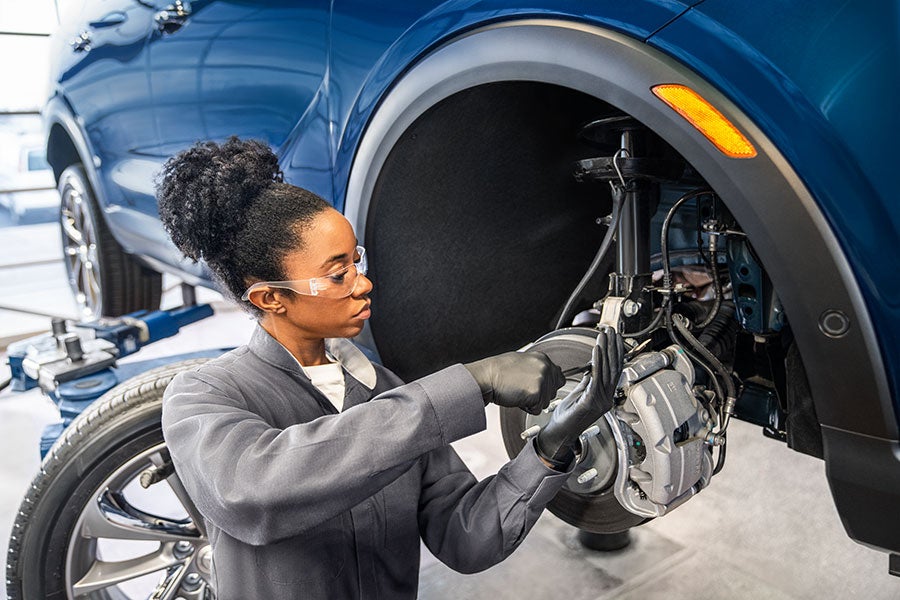 Chevy brake service 